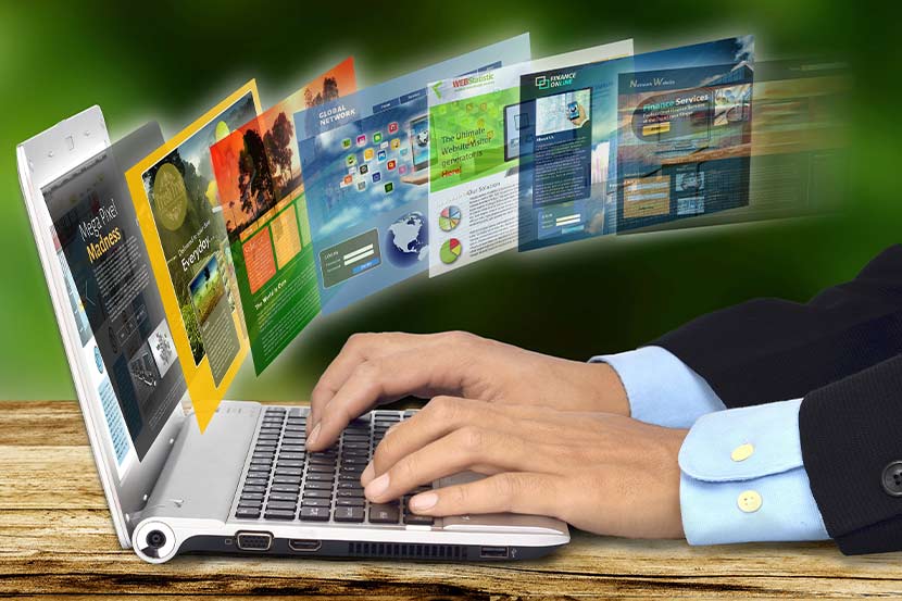 أنواع المواقع الالكترونية